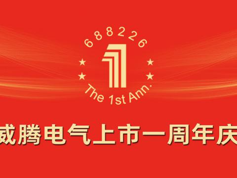 威騰電氣舉行上市一周年慶典