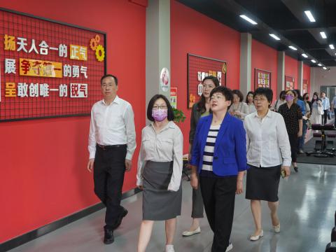 全國總工會女職工部蒞臨威騰電氣調研女職工工作