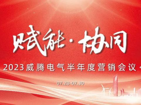 “賦能?協同”2023威騰電氣半年度營銷會議順利召開